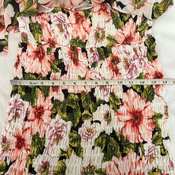 Floral Maxi Dress with Ruffle Detail - Picture 8 of 9